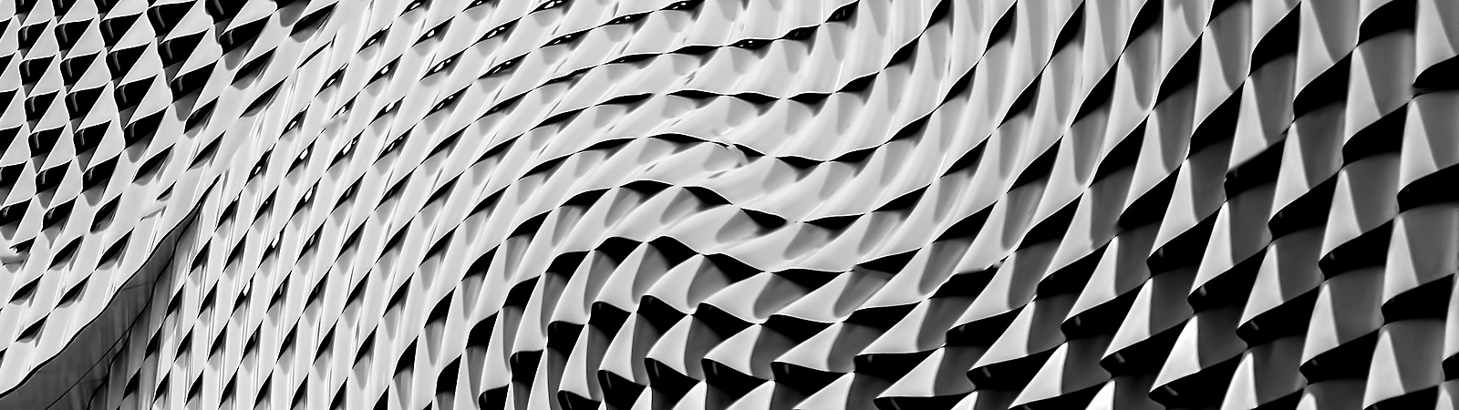 a black and white geometric pattern